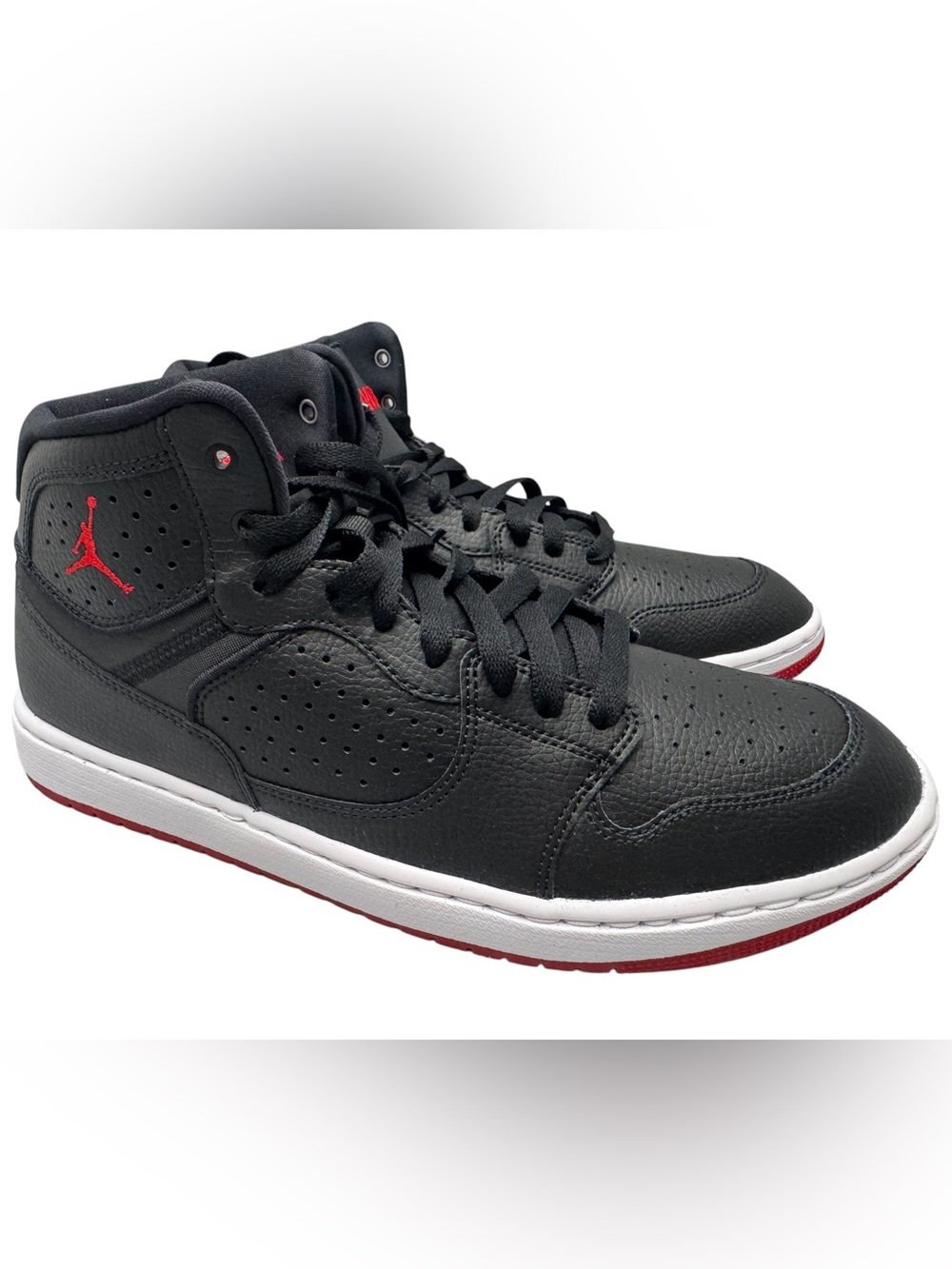 Jordan Access Bred Black Gym Red White Mens 9.5 AR3762-001 NIB NEW